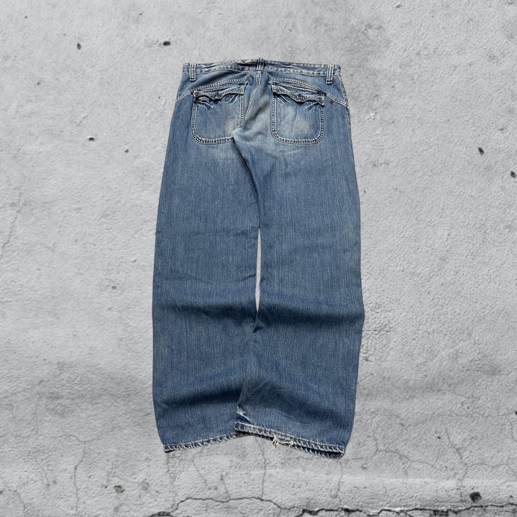 Denim Jeans Replay Washed Baggy Fit  (XXL)