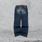 Denim Jeans Embroidered Straight Fit  (M)