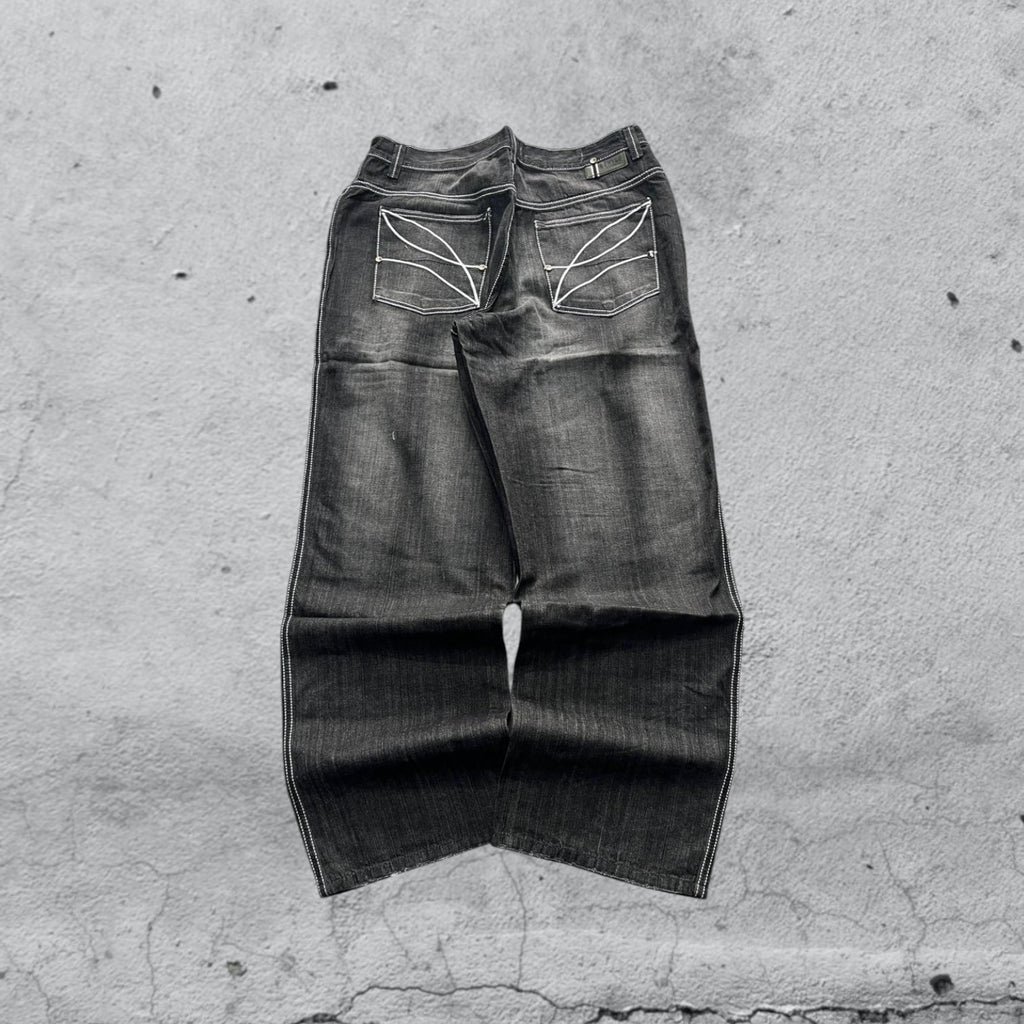 Denim Black Jeans Enyce Baggy Fit (XL)