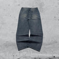 Denim Jeans Particular Washed Baggy Fit (M)