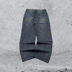 Denim Jeans Particular Washed Baggy Fit (M)