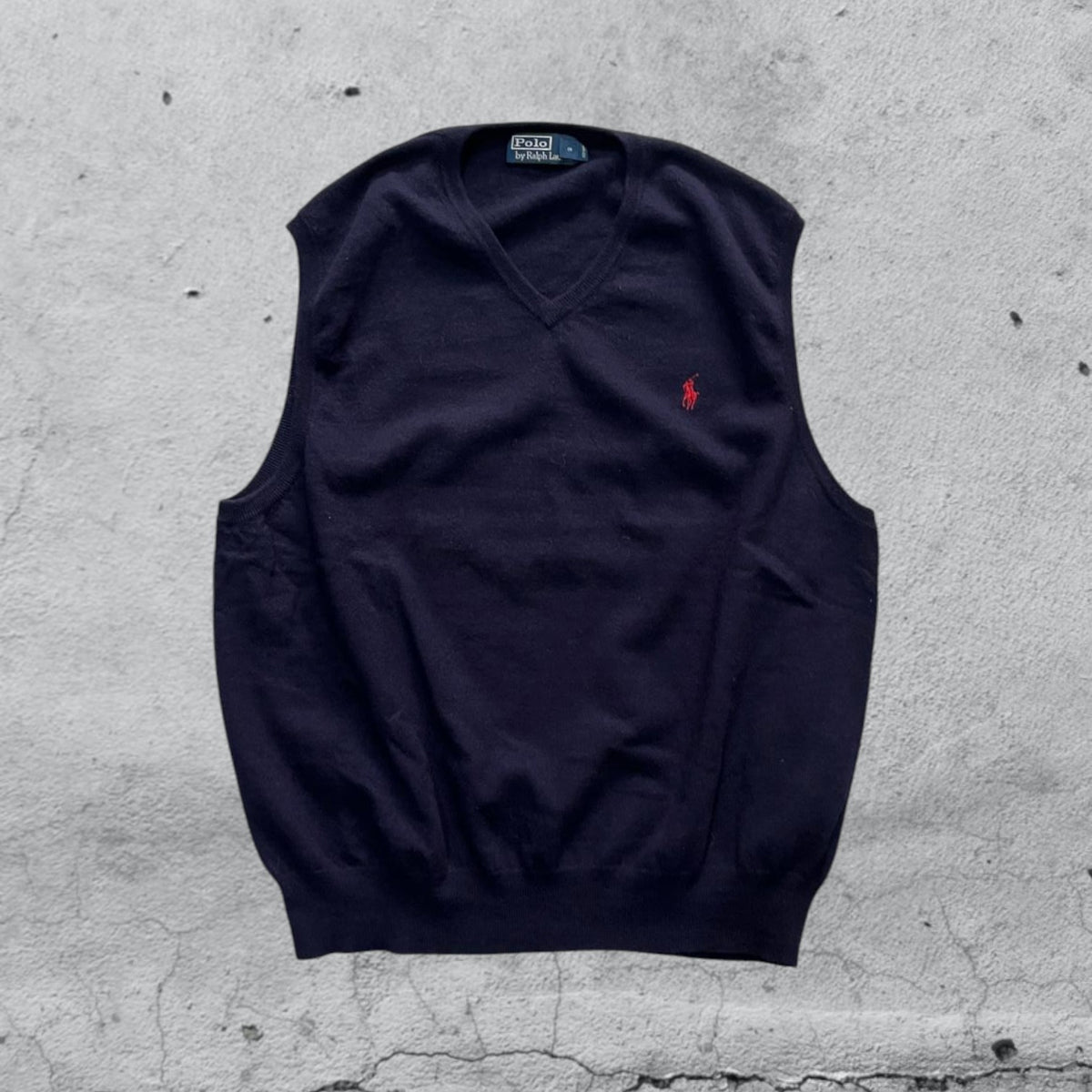 Maglione Smanicato Ralph Lauren Sweater Vintage Y2K 90s 00s American Style Hip-Hop (XXL)