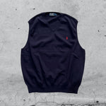 Maglione Smanicato Ralph Lauren Sweater Vintage Y2K 90s 00s American Style Hip-Hop (XXL)