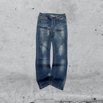 Denim Jeans Versace Straight Fit Washed Vintage Y2K 90s 00s American Style Hip-Hop (M)