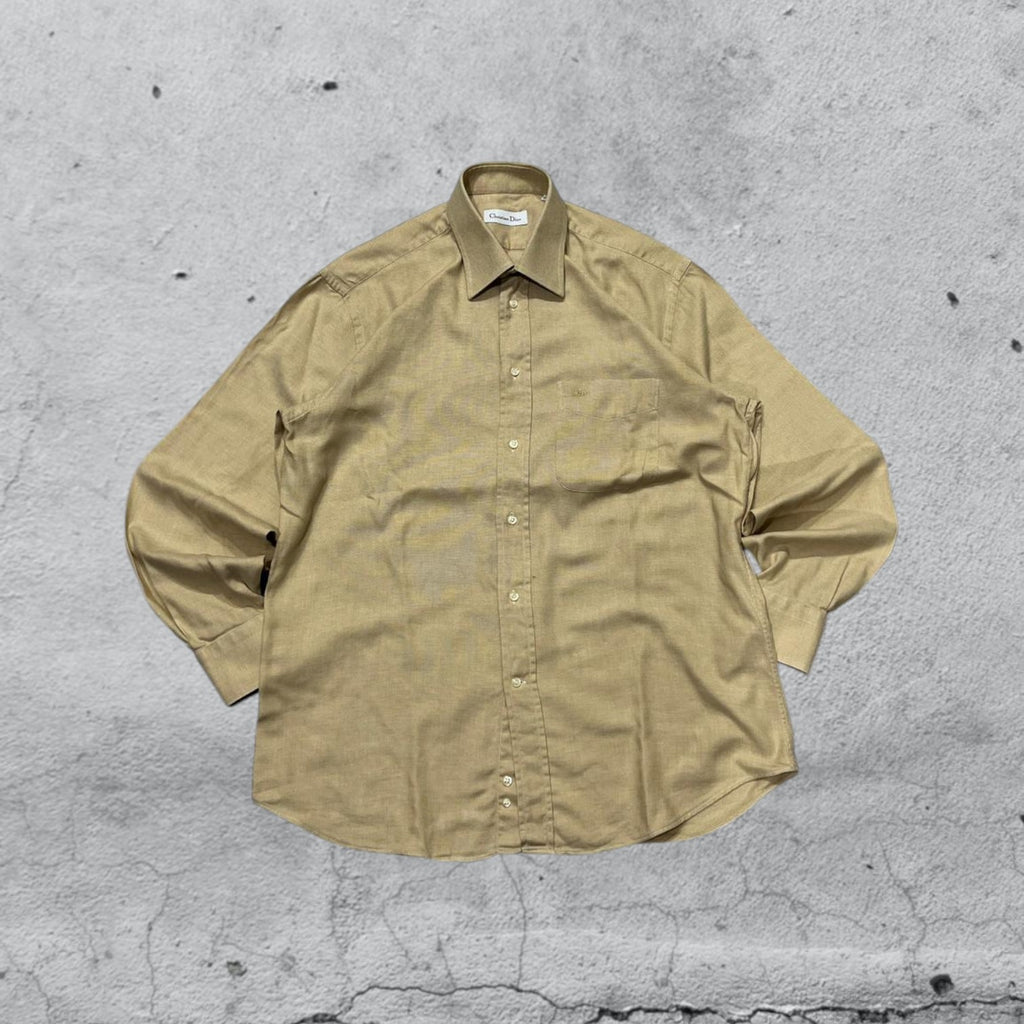 Camicia Christian Dior Beige Embroidered (L)