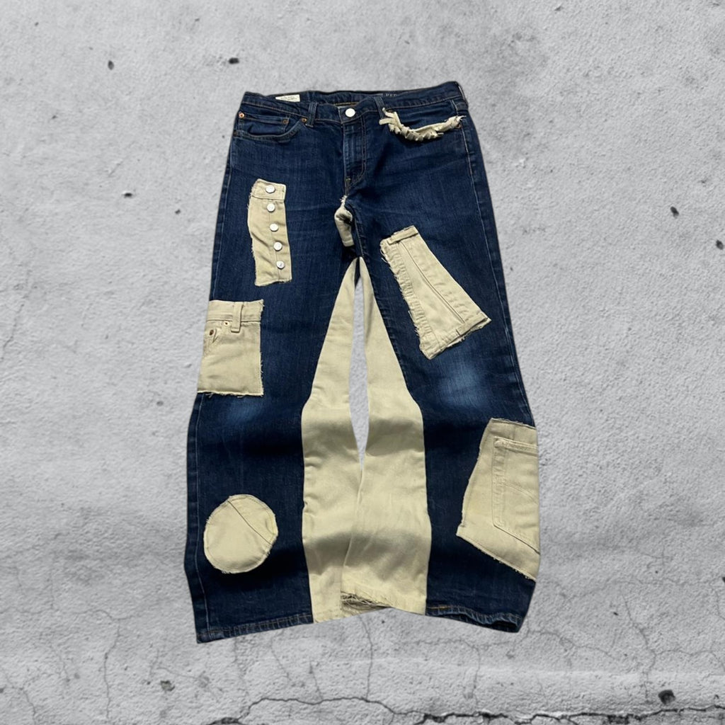 Denim Levis Custom Washed Baggy Fit  (M)