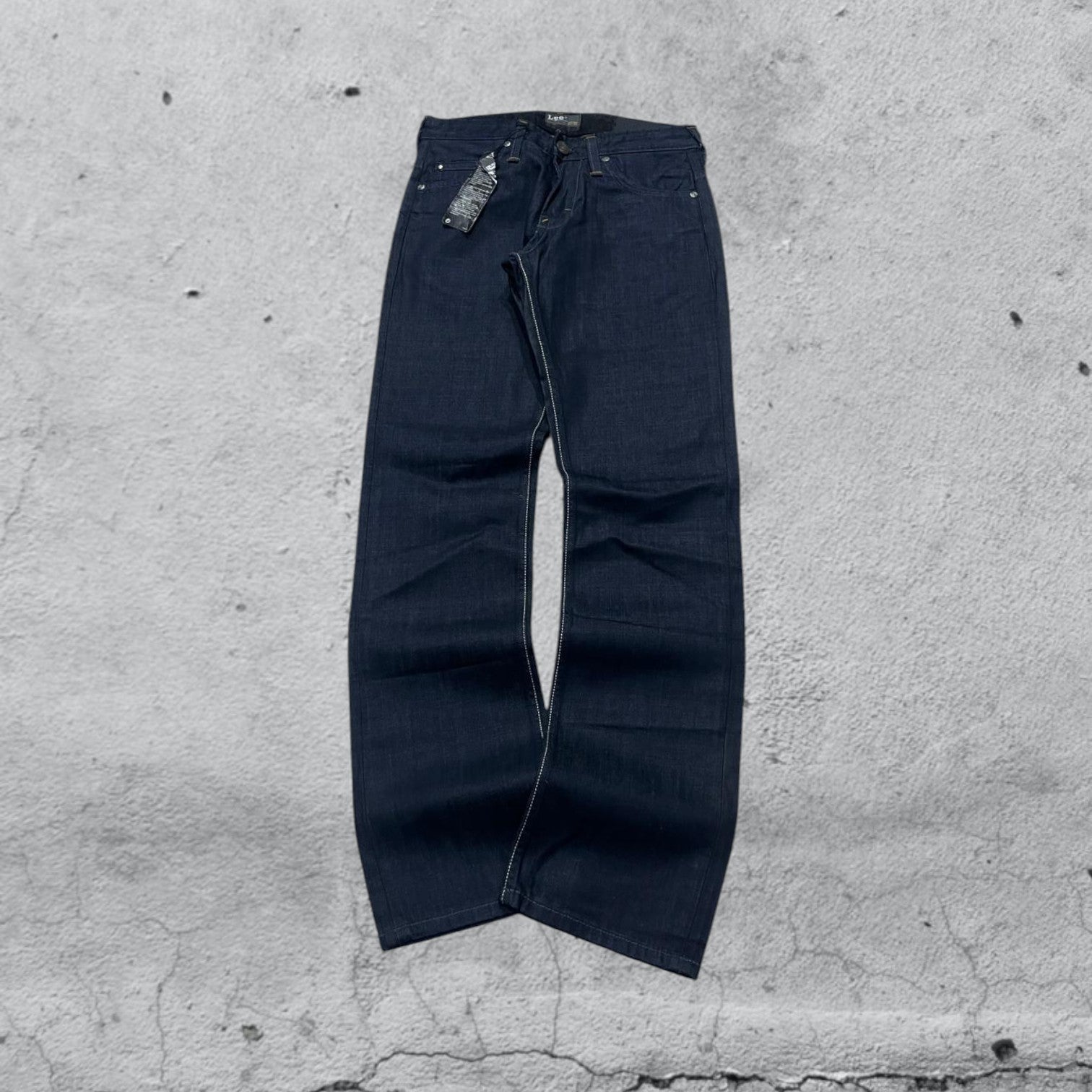 Denim Lee Dark Blu Straight Fit (S)