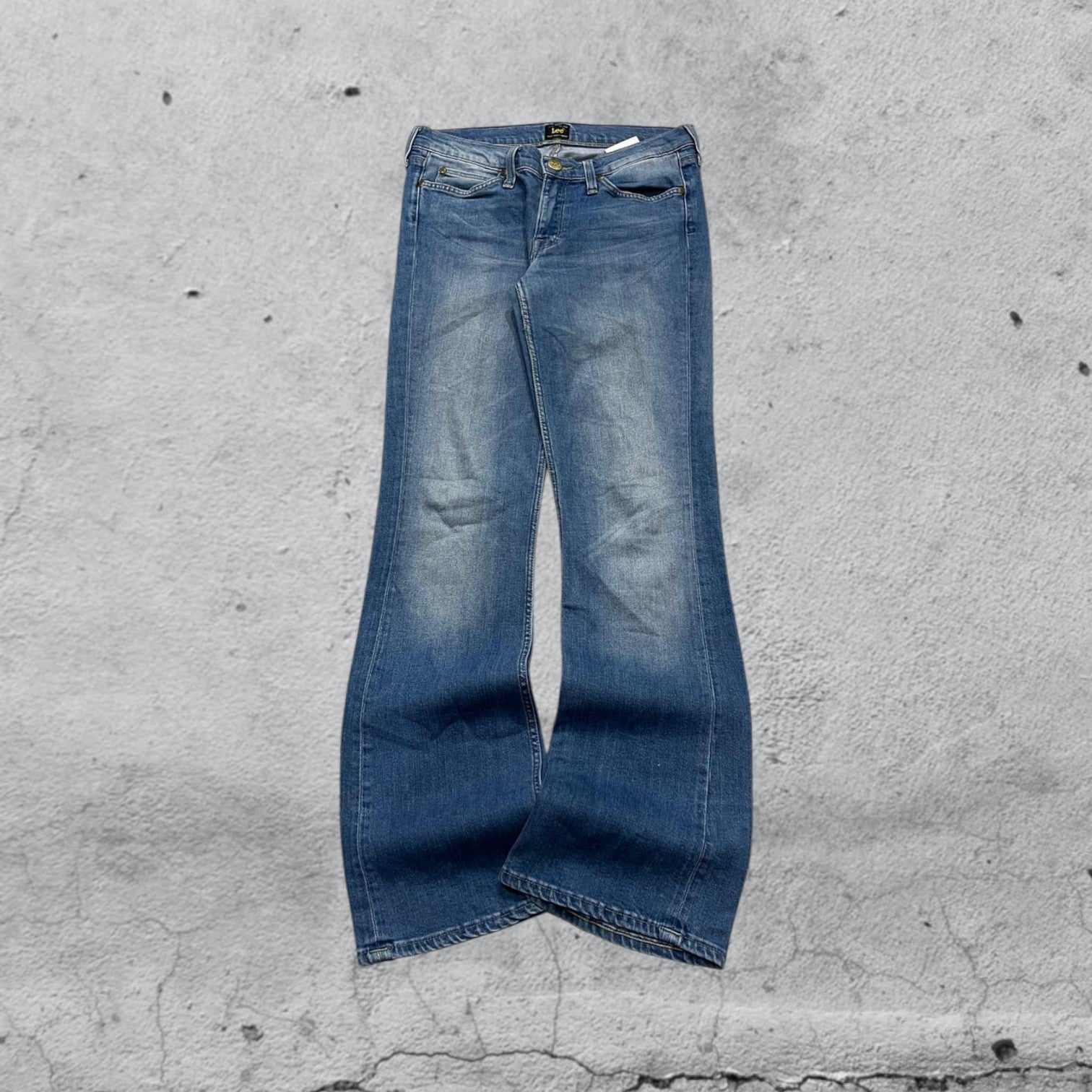 Denim Lee BootCut Washed Vintage Y2K 90s 00s American Style Hip-Hop (S)