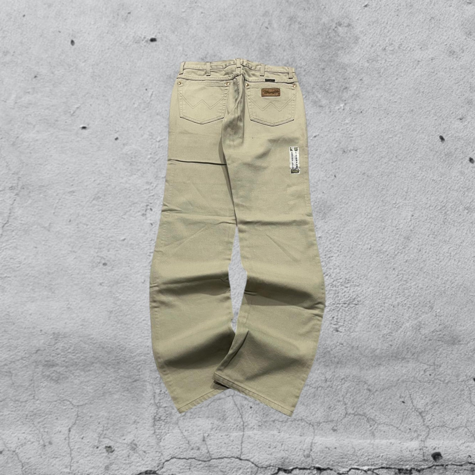 Denim Wrangler Beige Straight Fit (M)