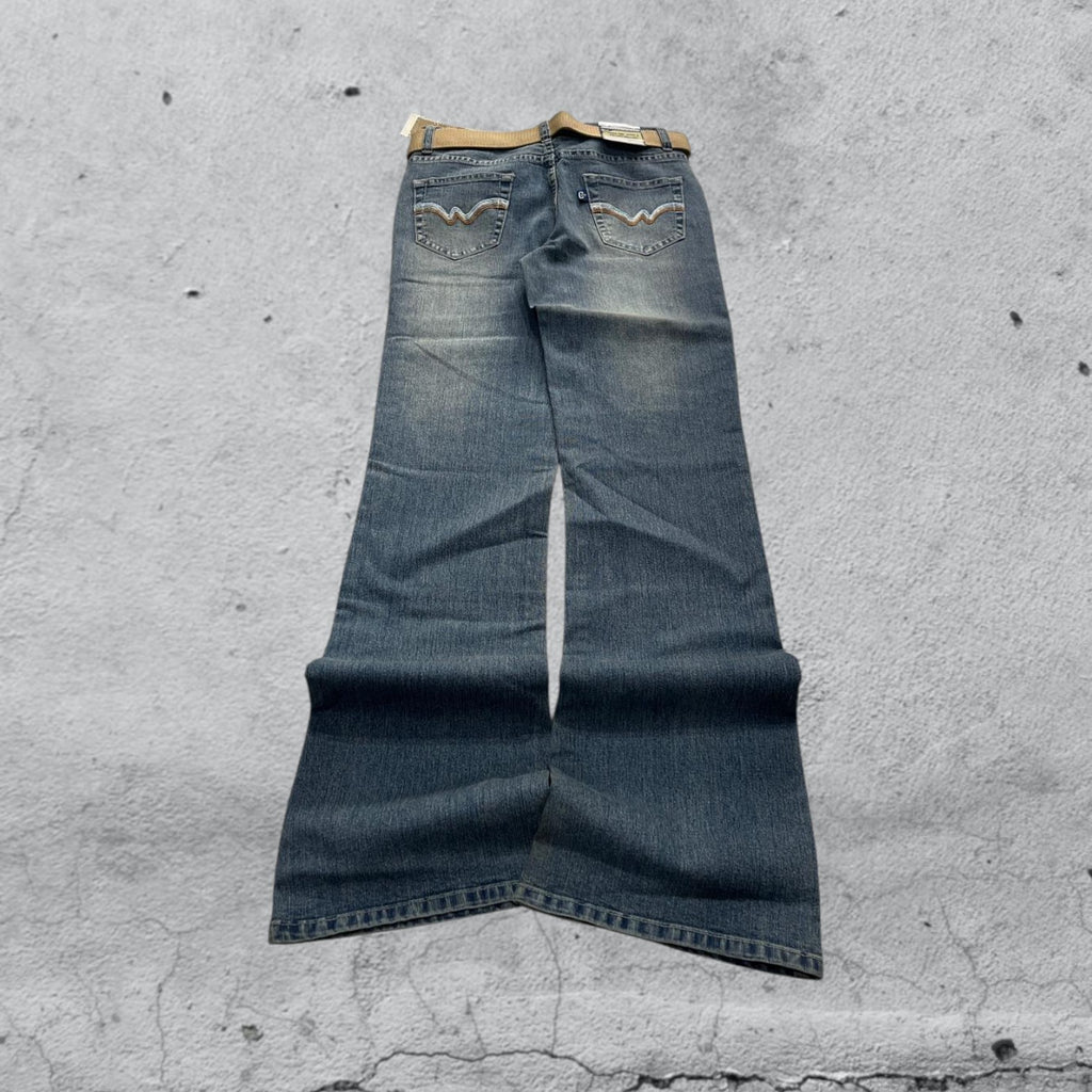 Denim Jeans Washed Embroidered BootCut Fit  (XXS)