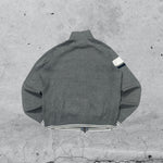 Maglione Tommy Hilfiger Zip Sweater Embroidered Vintage Y2K 90s 00s American Style Hip-Hop (M)