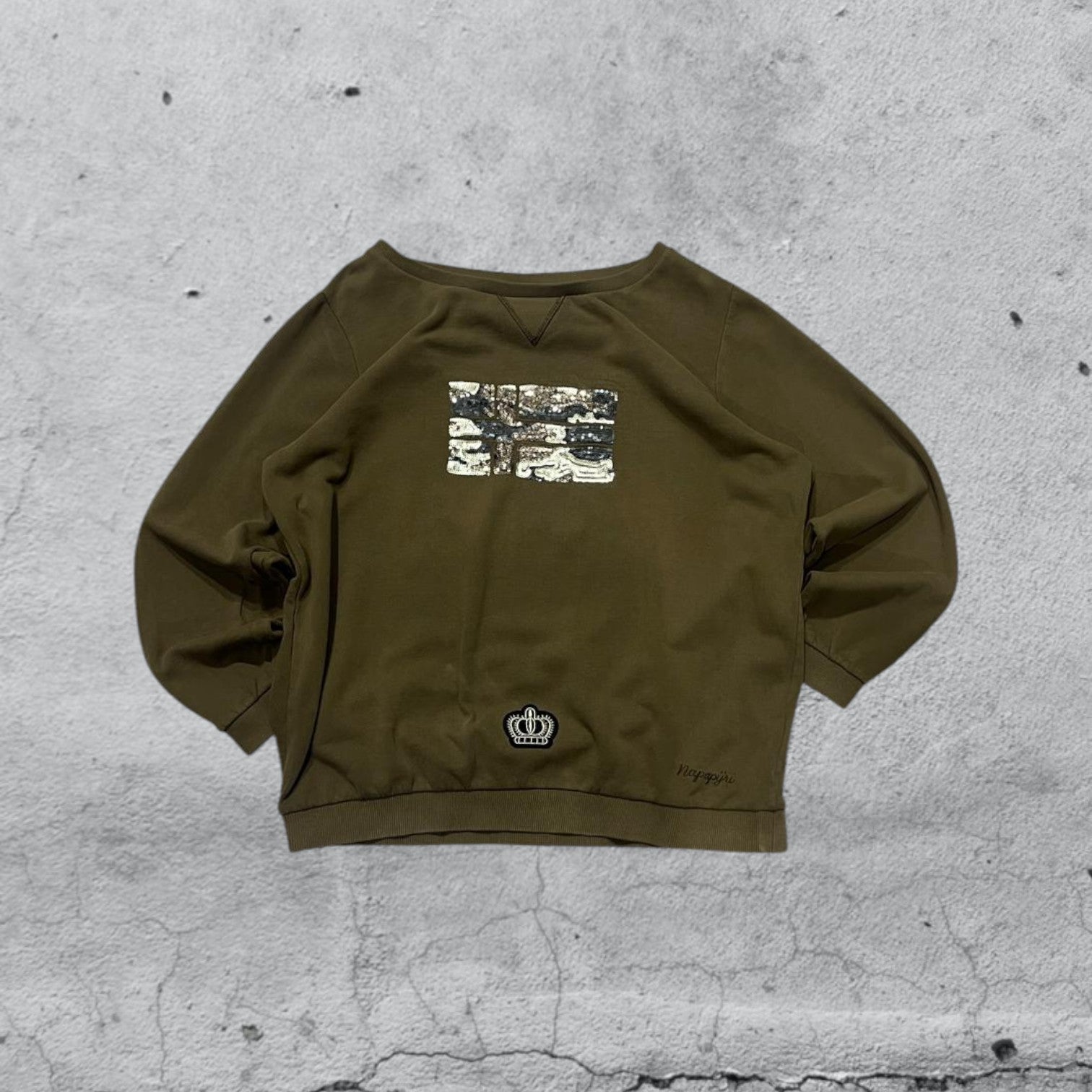 Felpa Girocollo Napapijri Crown da Donna (L)