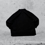 Maglione Mono Colore Nero Vintage Y2K 90s 00s American Style Hip-Hop (S)