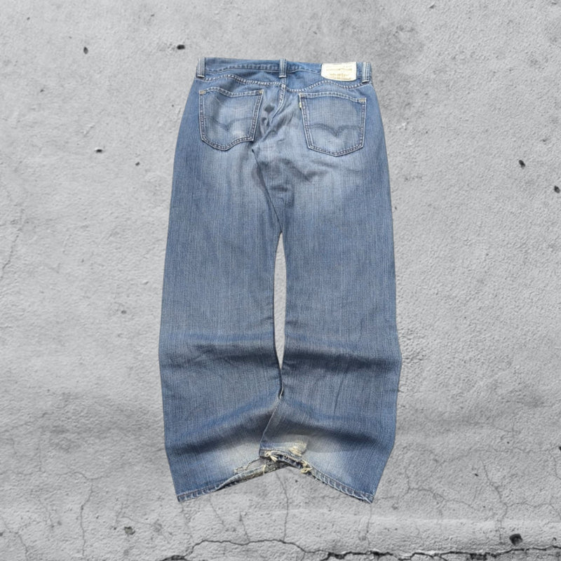 Denim Levis Jeans 514 Straight Fit Vintage Y2K 90s 00s American Style Hip-Hop (L)