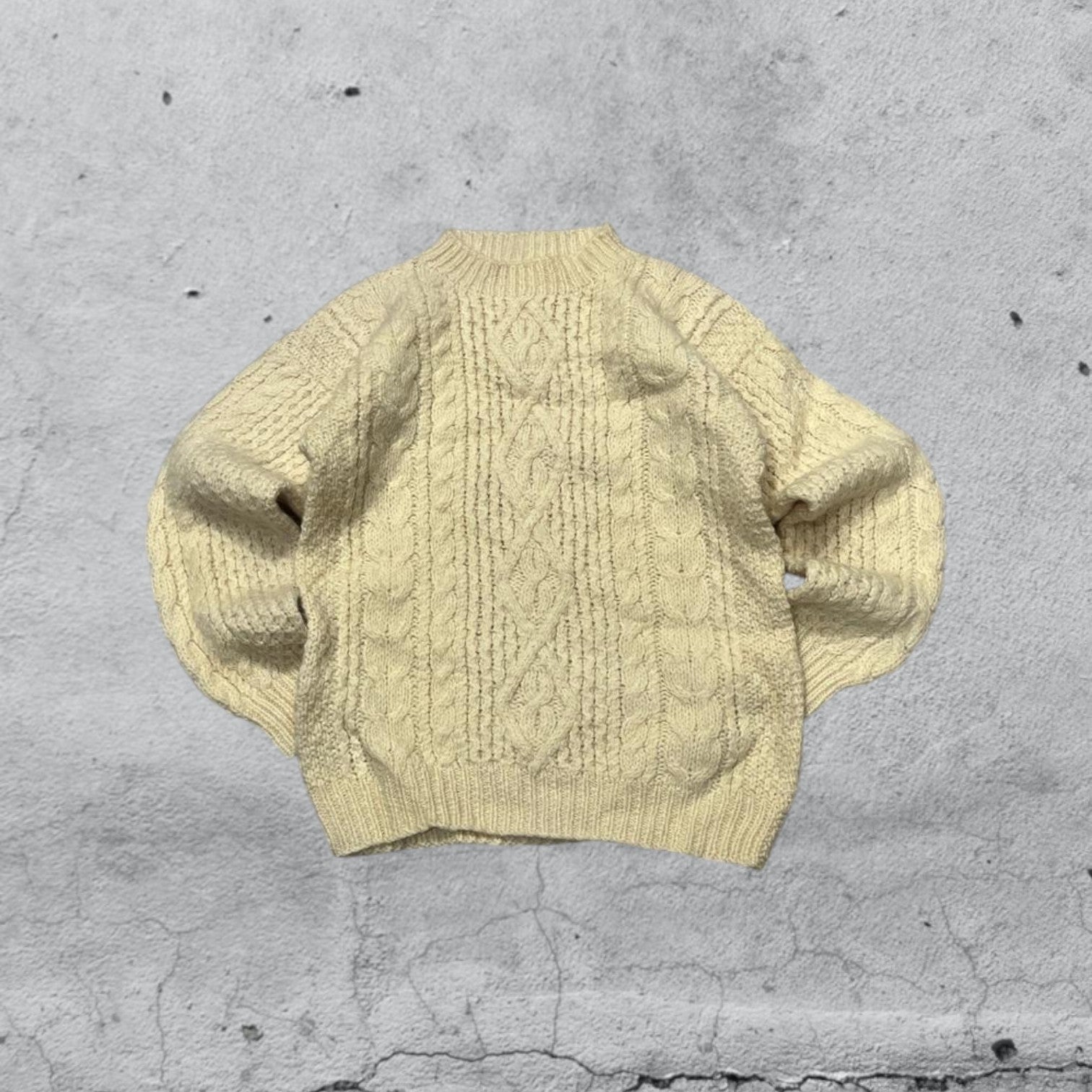 Maglione Vintage a Treccia Vintage Y2K 90s 00s American Style Hip-Hop (S)